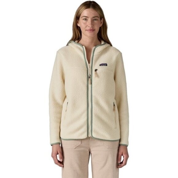 Patagonia women’s retro pile fleece hoodie small - Picture 1 of 6